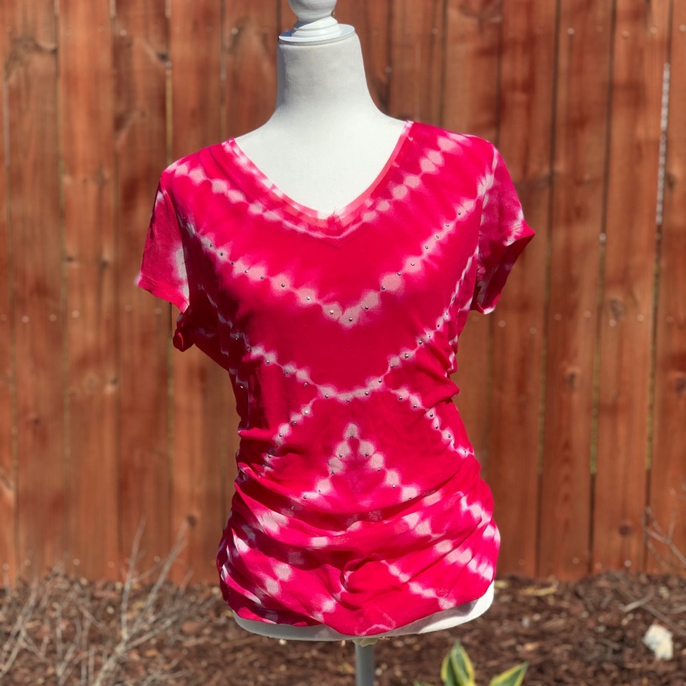 Pink tiedye Top